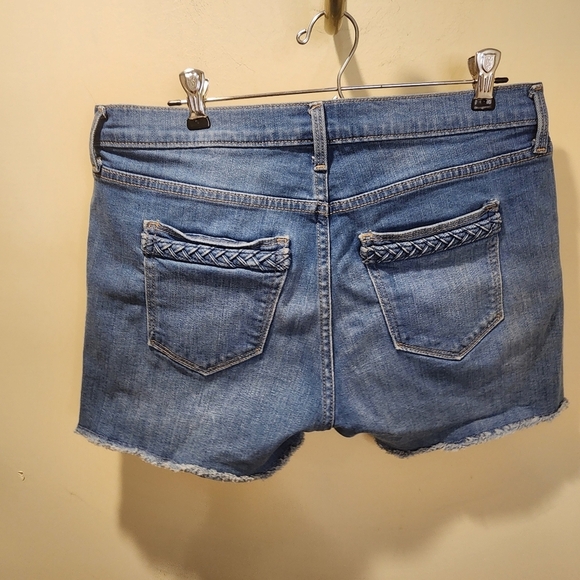 GAP Women's summer denim short washed blue size 10 - Picture 3 of 12